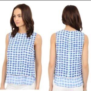 Kate Spade "Island Stamp" Print Double Layer Tank‎ Size Size XS EUC